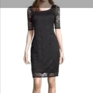 Black Lace Dress Petite